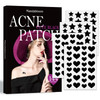 Mandabloom Acne Pimple Patch Hydrocolloid Acne Patches With Tea Tree And Calendula Oil Star Shaped Acne Patches Cute For Face Black Star And