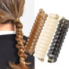 Spiral Hair Tie Braid Ponytail Band Stylish Phone Cord Hair Coils No Crease Ponytail Holders For Women Girls Long Curly Pony Tail