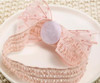 Rannyrena Cute Lace Bow Baby Girls Headbands White Knot Headband Soft Chiffon Hair Band For Newborn Infant Toddler Kids Hair Accessories