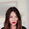 Hiwind Mesh Veil Headband Fascinators Hat 1920S Headpiece For Women