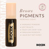 Brows Pigment For Professional Permanent Make Up Inorganic Liquid Extra Dark Brown Color Made In Italy Cosmopolitan 0.50 Fl.Oz. 15 Ml