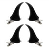 Penta Angel Halloween Evil Horn Hair Clips 4Pcs Small Horror Demon Goth Ear Hairpins Hair Barrettes Accessories For Women Adults Props Party