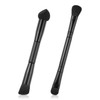 2 Pcs Dual Ended Hairline Brushes Hairline Concealer Brush Set With Sponge Tip And Soft Bristles For Covering Hair Root Travel Makeup Brush