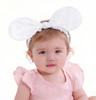 Zcyyys Baby Toddler Elastic Headband With Large Bendable Bunny Ears Easter Day Hair Band Hair Accessories Photography Headwear Tsfd72 White