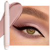 Long Lasting Eyeshadow Stick Waterproof Cream Eye Shadow Sticks Pencil With Built In Sharpener And Blending Brush Natural Finish Easy
