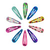 Snap Hair Clips Lovely 10 Pcs 2 Inch Metal Barrettes No Slip Cute Cartoon Pattern Hair Accessories For Girls Women Kids Teens Or Toddlers