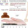 Camila Paris Cp3426 French Hair Clips For Women 2.75 Medium Claw Clips For Thick Hair Dark Blue Claw Clip With Premium Crystals Strong Hold