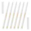 Kaiqikaixi 6 White Eyeliner Pen Eyebrow Eye Shadow Pencil Lip Line Pen Eyelid Pad Pencil Makeup Set Tool