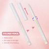 Kaiqikaixi 6 White Eyeliner Pen Eyebrow Eye Shadow Pencil Lip Line Pen Eyelid Pad Pencil Makeup Set Tool