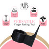 Royalty Headwear The Braid Aid Adjustable Parting Tool Stitch Braiding Aid Lightweight Hair Separating Comb For All Hair Types Black