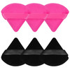 Pimoys 6 Pcs Powder Puff Triangle And Round Makeup Puffs Makeup Sponge