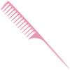 Lltgmv Wide Tooth Rat Tail Comb For Curly Hair Wet Comb Detangling Parting Hair Comb For Women Men Hair Stylist Pink