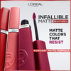 L Oreal Paris Infallible Matte Resistance Liquid Lipstick Up To 16 Hour Wear Le Rouge Paris 420 0.16 Fl Oz