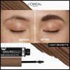 L Oreal Paris Infallible Volumizing 24H Wear Brow Mascara Long Lasting Eyebrow Makeup For 2X Fuller Eyebrows 6.0 Light Brunette 0.13 Fl Oz