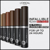L Oreal Paris Infallible Volumizing 24H Wear Brow Mascara Long Lasting Eyebrow Makeup For 2X Fuller Eyebrows 6.0 Light Brunette 0.13 Fl Oz