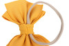 Koolgil Baby Girl S 5 Inches Soft Double Bow Knot Nylon Headband Toddler Headdress For Photography Party Festivals White