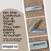 Snappi Co Metal Folding Beard Comb 304 Stainless Steel Pocket Comb For Men For Beard Grooming Hair Styling And Moustache Care Compact Flip