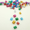 100Pcs Two Size Multicolor Rings Hair Jewelry For Braids Dreadlocks Beads For Women Braids Hair Decorations Colorful Aluminum Ring