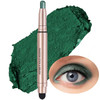 Saubzean Green Eyeshadow Stick Makeup Highlighter Cream Eye Shadow Pencil Waterproof Hypoallergenic Long Lasting Matte Crayon Glitter Primer