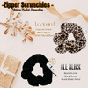 Scrmroia Zipper Scrunchies Pocket Scrunchie Secret And Hidden Velvet Hair Ties Bracelet Compatible With Apple Airpods Pro 3 And 2 And 1