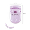 By The Clique Pink Portable Eyelash Curler With Soft Silicone Pad Lilac Purple