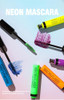 Easilydays Blue Mascara For Eyelashes Liquid Lash Colored Colorful Waterproof Fluorescent For Eyelashes Long Lasting Charming Voluminous