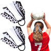 2 Pieces Cheer Soccer Hair Accessories For Girls Soccer Elastic Hair Ties Ponytail Holders Ribbon Soccer Hair Accessories For Girls Women