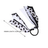2 Pieces Cheer Soccer Hair Accessories For Girls Soccer Elastic Hair Ties Ponytail Holders Ribbon Soccer Hair Accessories For Girls Women