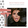 Rinna Beauty Thick Stick Lip Crayon Rich Long Lasting Lipstick Moisturizing Creamy Formula W Hydrating Oils And Extracts Built In Sharpener