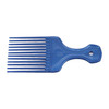 1Pc Blue Salon Style Hair Pick And Barber Comb Pick Comb For Curly Hair And Parting Care For Thick Quality Barber Supplies Styling Tools And