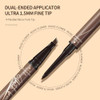 Music Flower Dual Ended Microfilling Eyebrow Pen Liquid Eyebrow Pen With 4 Micro Brush Tip Applicators And Brow Defining Pencil With