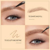 Music Flower Dual Ended Microfilling Eyebrow Pen Liquid Eyebrow Pen With 4 Micro Brush Tip Applicators And Brow Defining Pencil With