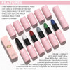Beuking Matte Lipstick Festival Green Lip Tint Gloss Face Painting Stick Silky High Pigment Smooth Velvet Waterproof White Black Green Blue