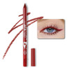 Kaely Red Waterline Pencil Eyeliner Sharpenable Multi Use Gel Eyeliner Pencil Eye Liner Waterproof Smudge Proof Smooth Eye Makeup Liners