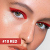 Kaely Red Waterline Pencil Eyeliner Sharpenable Multi Use Gel Eyeliner Pencil Eye Liner Waterproof Smudge Proof Smooth Eye Makeup Liners