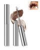 Brown Waterproof Tubing Mascara Metal Wand Mascara Curling Silver Stick