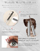 Brown Waterproof Tubing Mascara Metal Wand Mascara Curling Silver Stick