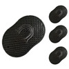 Soft N Style 4 Packs Pocket Comb Palm Comb Pocket Brush Shampoo Brush