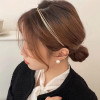 Deghew Gold Metal Thin Headbands For Women Multi Layers Fashion Headpiece Thin Layered Gold Hairbands Hair Accessories For Girls