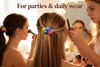 Yofan Hair Scrunchies 2 Pack Rainbow Elastic Bands For Women Girls