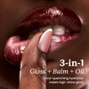 Sacheu Lip Elixir Hydrating Lip Gloss High Shine Bunny Tongue Pink