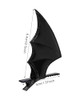Penta Angel Halloween Bat Wings Hair Clips 4Pcs Horror Devil Goth Ear Hairpins Hair Barrettes Accessories For Women Adults Props Party