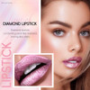 Hosaily Metallic Pink Frost Glitter Lipstick For Women Long Lasting High Shine Diamond Creamy Nude Light Pink Lipstick Transfer Proof