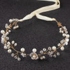 Zpexrv Flower Girl Headband Princess Flower Crystal Headpiece Girl Hair Accessories Rhinestone Pearl Headband Suitable For Girls And Bride