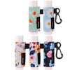 Heyskay 5Pcs Lip Balm Holder Key Chain For Chapstick Holder Keychain Sleeve
