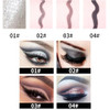 Ayky Long Wear Gel Eyeliner Tattoo Pencil Liner Waterproof Smudge Proof Gel Eyeliner For Mature Women Professional Make Up Silver Gray Brown