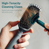Jaasuee 2 In 1 Hair Brush Cleaning Tool Green Hairbrush Cleaner And Rake For Removing Hair And Dust Durable And Ergonomic Design For Home