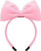 1Pc Sweet Pink Halloween Bow Headband Bowknot Hair Hoops Bands Headpiece Hairband For Women And Grils Women Christmas Birthday Party