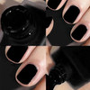 Black Matte Nail Polish Air Dry Quick Dry For Men And Women Dark Gel Polish