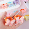 Yuanchu 20 Pcs Butterfly Elastic Hair Ties Colorful Hair Scrunchie With Butterfly Cute Hair Bands Butterflies Accessories Clips Holders With
